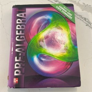 Glencoe Pre-Algebra Text book
